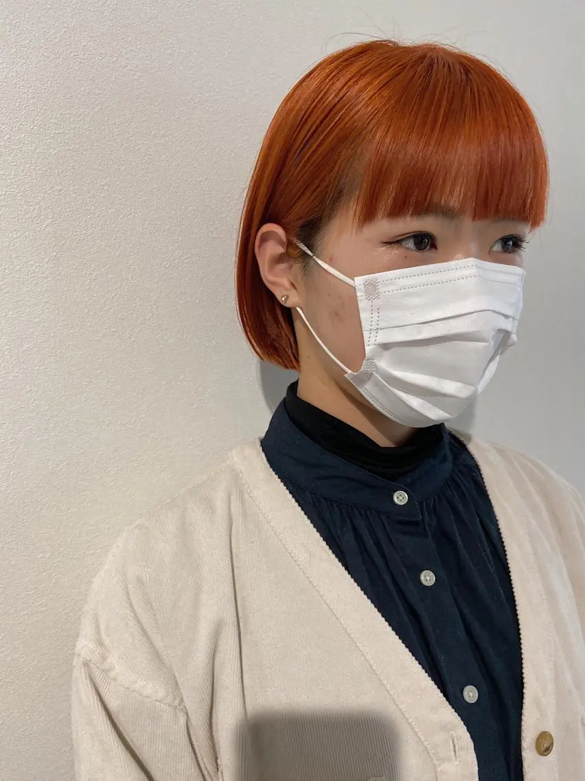 ミディアム ボブ ヘアカラー 似合わせcut 🔥yutakaのヘアスタイル