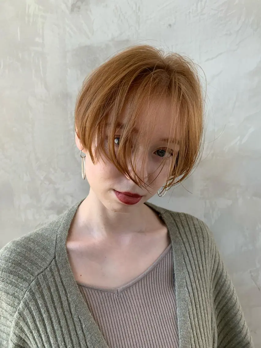 ショート カラー カット ヘアカラー トリートメント 🉐レイヤー/塩見 弘樹🉐渋谷のヘアスタイル