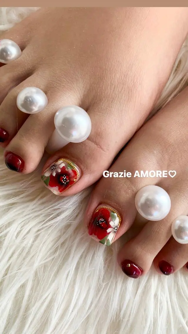 ネイル フットネイル Grazie AMOREのネイルデザイン