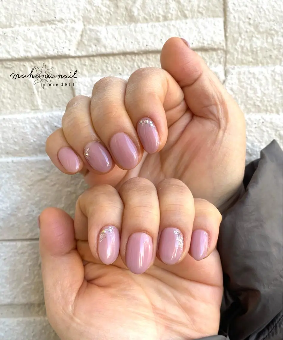 ネイル ワンカラーネイル mahana nailのネイルデザイン