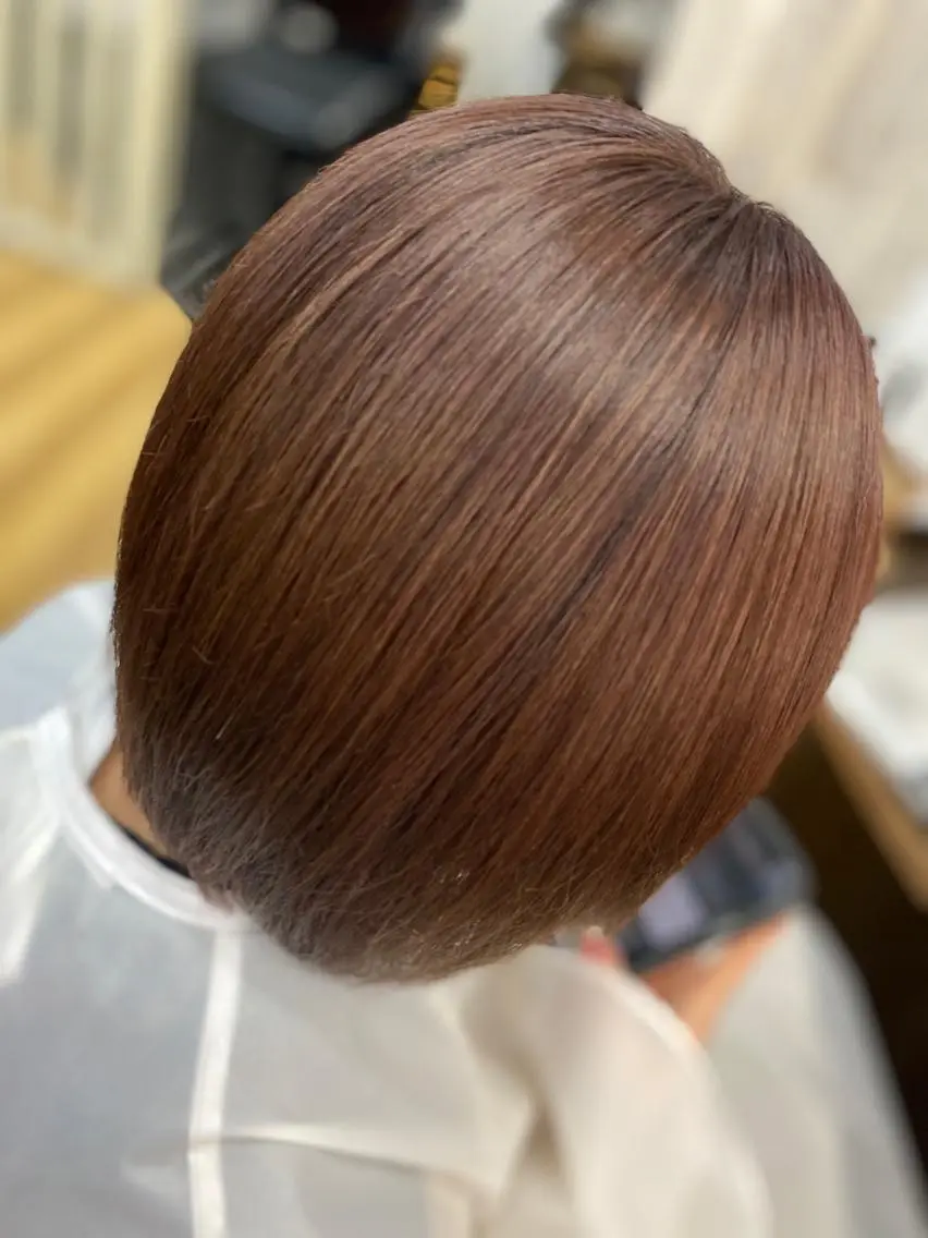 カラー ブラウンカラー ナチュラルブラウン 大芝 沙耶のヘアスタイル