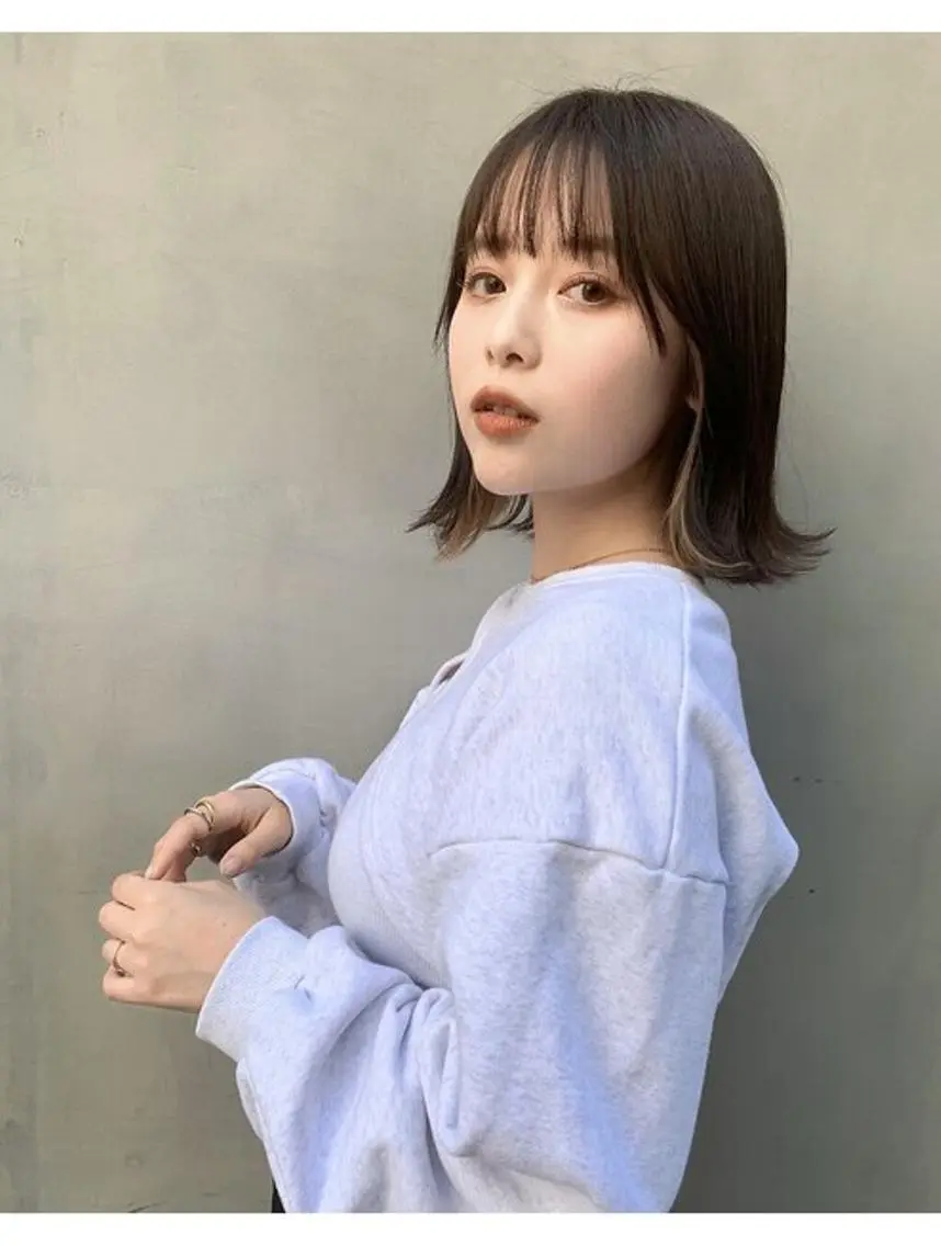 ショート 顔まわりレイヤー 髪質改善 韓国風ヘア レイヤーカット 似合わせカット カット 髪質改善🇰🇷レイ ヤーカット/艶透明髪のヘアスタイル