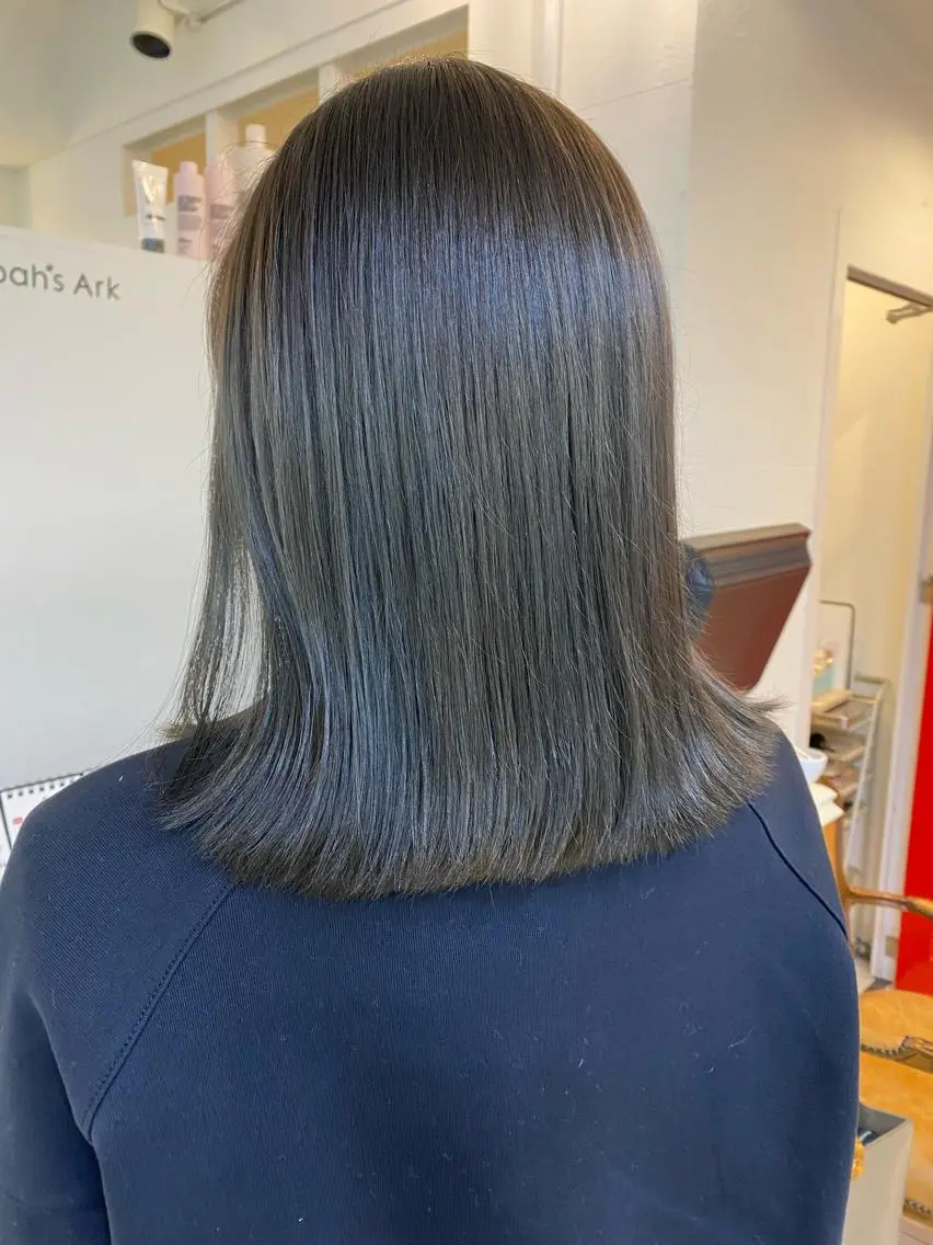 ミディアム カラー ヘアアレンジ マツエク・マツパ アイブロウ グレージュ オリーブグレージュ オリーブグレー カット ヘアカラー トリートメント 透明感カラー🫧ヘア セット🫧松本菜月の眉毛・アイブロウイメージ