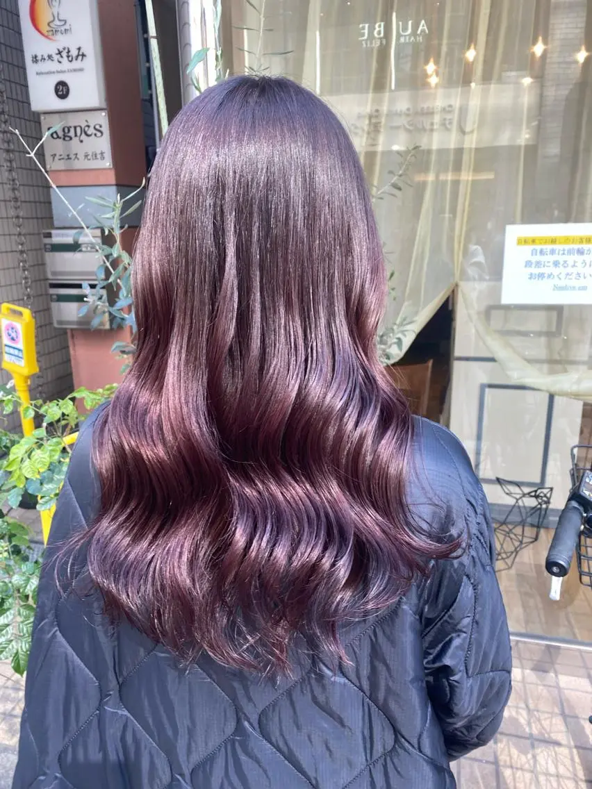 ロング カラー カット ヘアカラー トリートメント 宮内 真乃のヘアスタイル