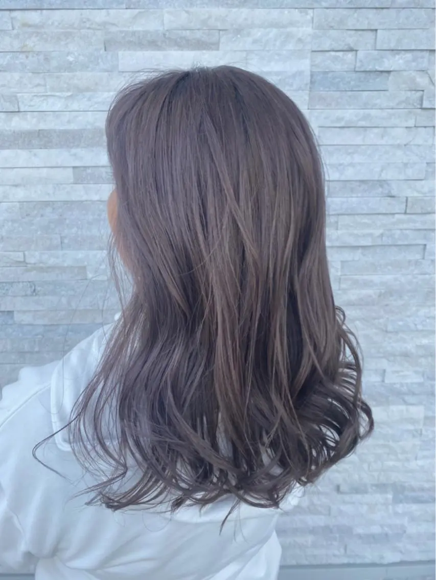 セミロング カラー 豊橋美容院 ソンリエのヘアスタイル