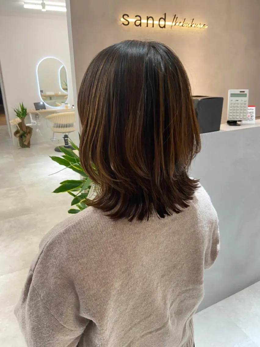 ショート ボブ くびれヘア 🍒rena/池袋 /レイヤーカット🍒のヘアスタイル