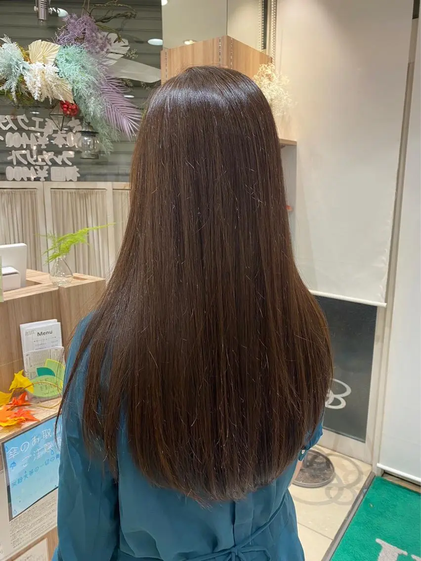 ロング カラー Miyu🦄ash カット/まつげのヘアスタイル