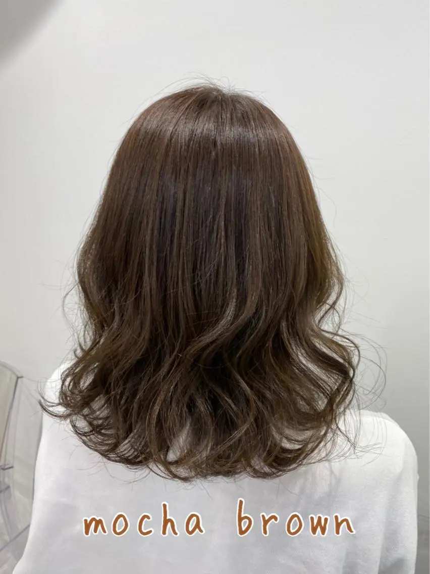 ミディアム カラー パーマ ヘアアレンジ 🩶透髪×モテ髪🩶 FRUITS🏹🩶のヘアスタイル