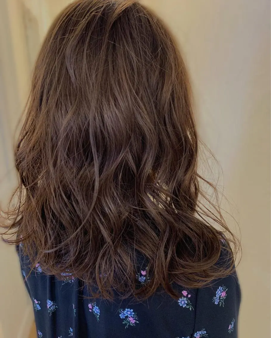 セミロング ヘアカラー m ā l o.🌷 サカモトマイコのヘアスタイル
