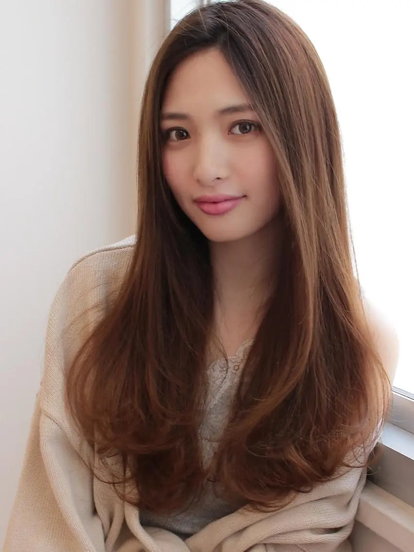 ロング 縮毛矯正 トリートメント NicoRE. 大人女子×髪質改善のヘアスタイル