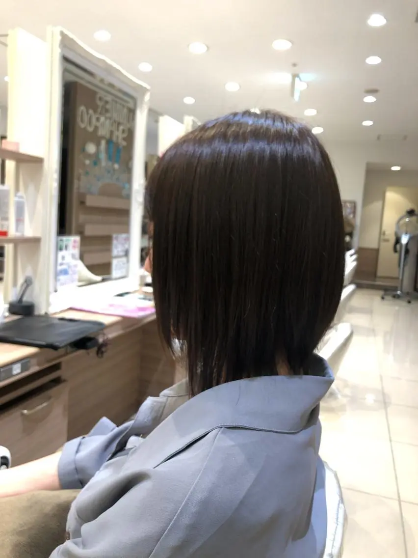ミディアム 🔸縮毛矯正🔸 カソリ ナユタのヘアスタイル
