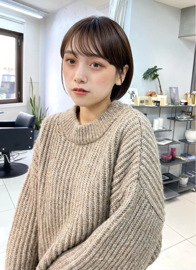 ショート ショートボブ ボブ ショートヘア 渋谷  中性ヘア あかりのヘアスタイル