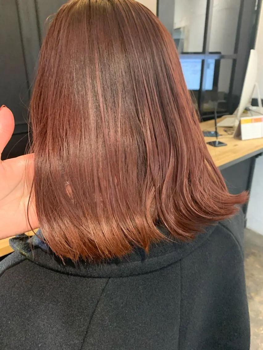 ミディアム 初めてでも失敗しない 透明感カラー Miiのヘアスタイル