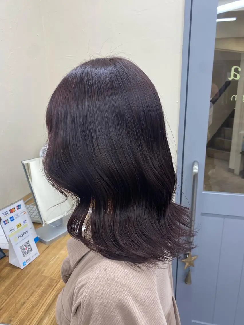 カラー レディースパーマ モデル募集RIKOのヘアスタイル