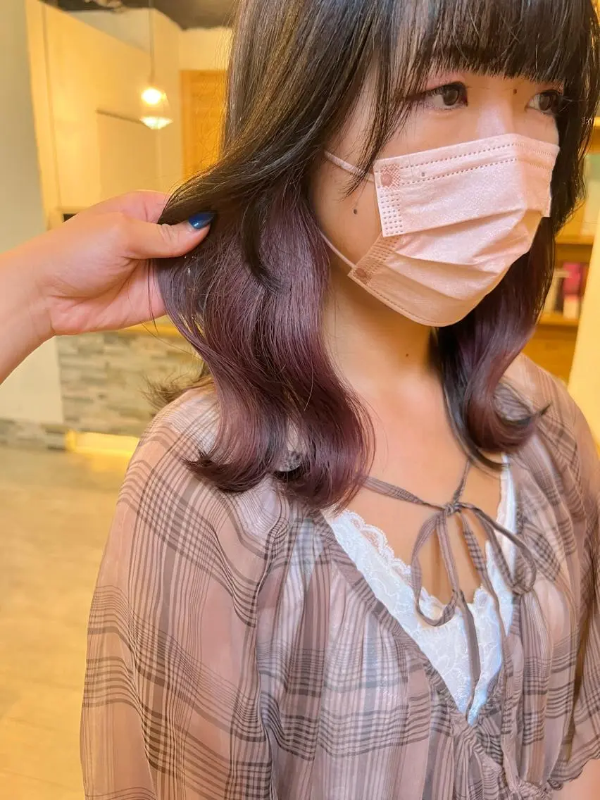 ミディアム LAMP mashiroのヘアスタイル
