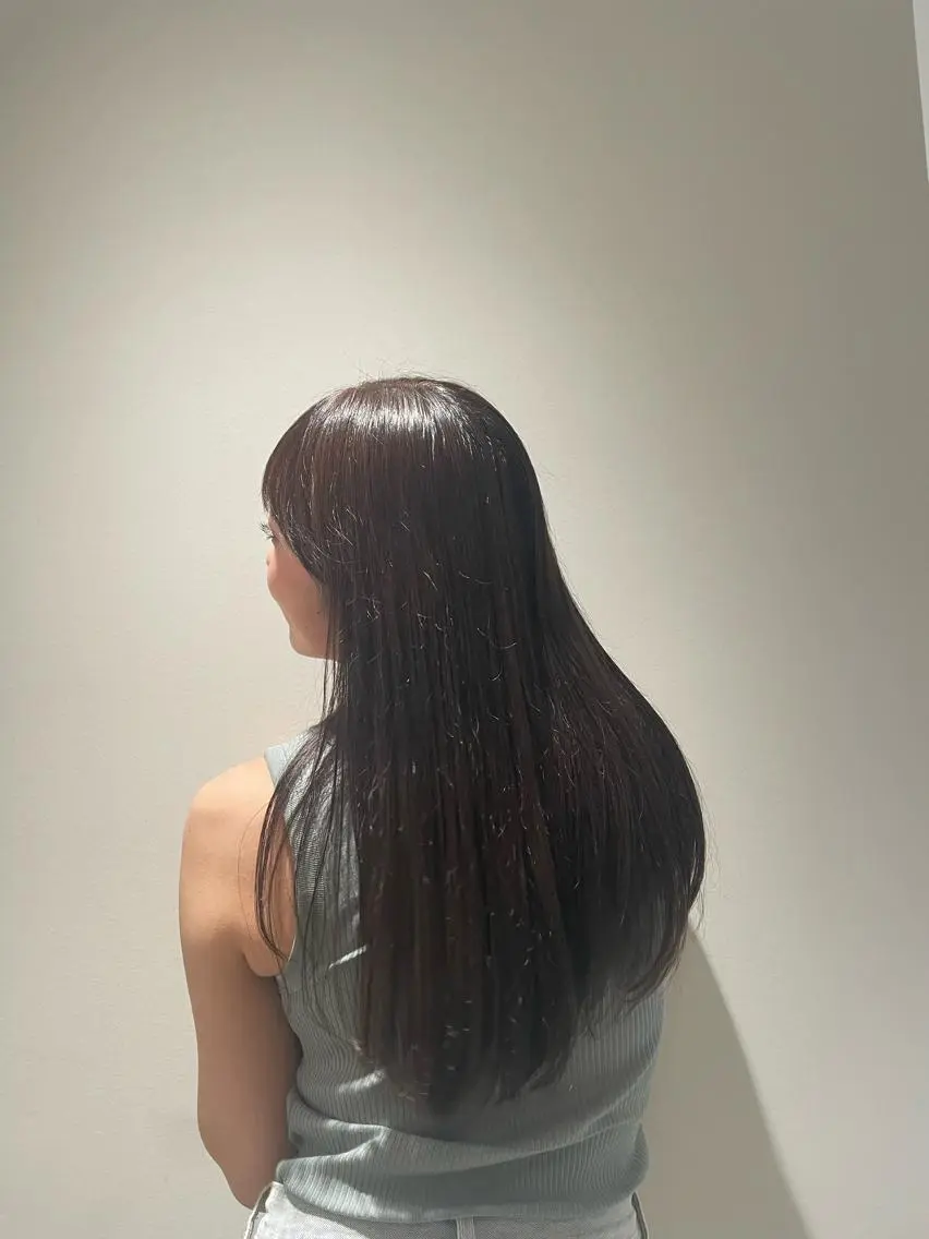 ロング カラー リコ🩵 ショートカットのヘアスタイル