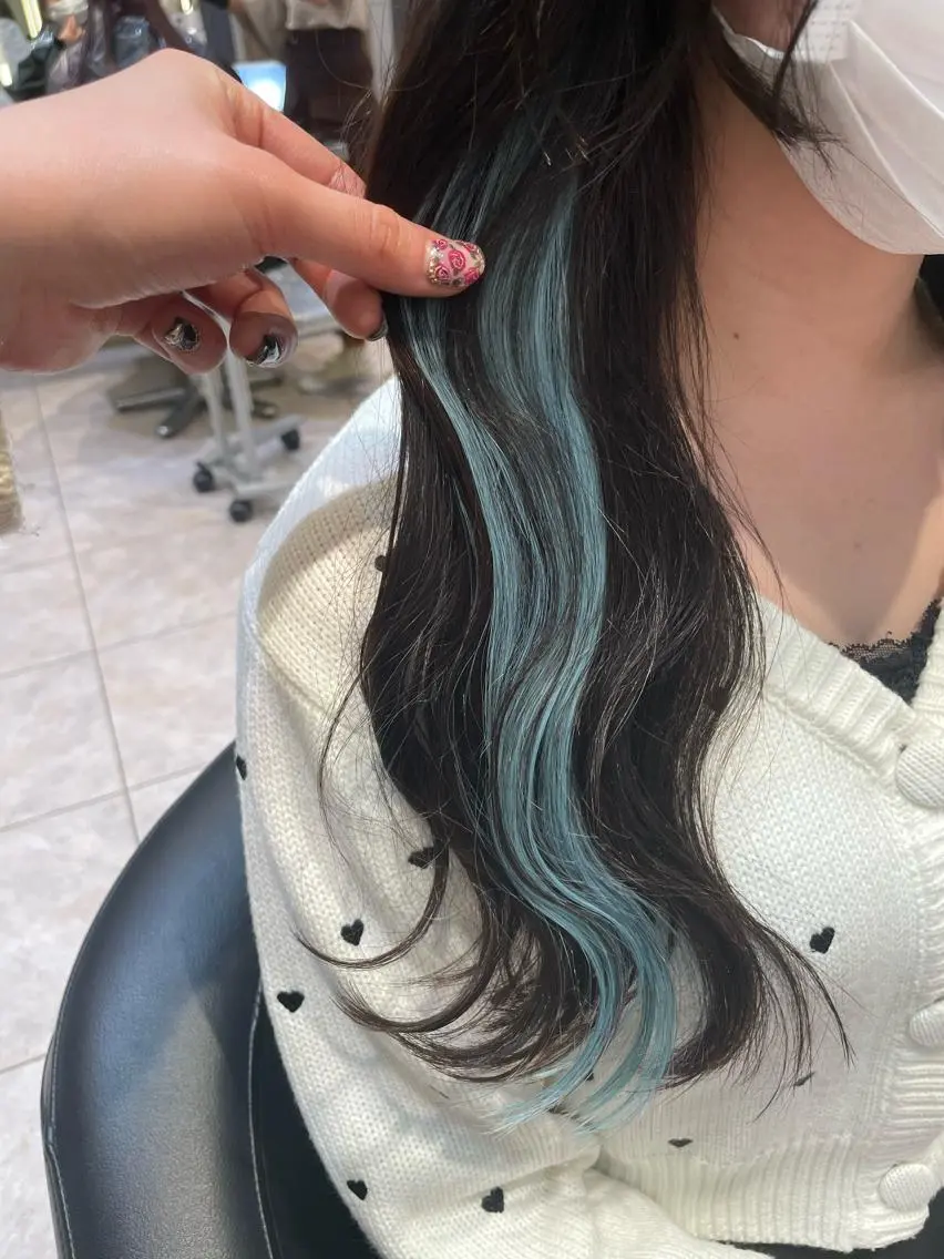 ロング エクステ レイヤー/ハイトーン 🫧‪Erikaのヘアスタイル