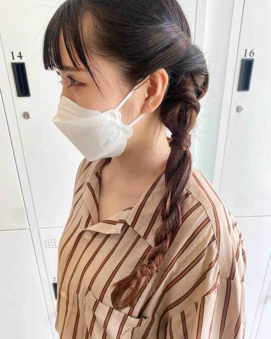 ロング ヘアアレンジ デザインカラー/パー マ🦖外岡咲希🦖のヘアスタイル