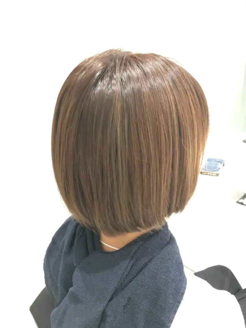 ショート トリートメント 岸 保奈美のヘアスタイル