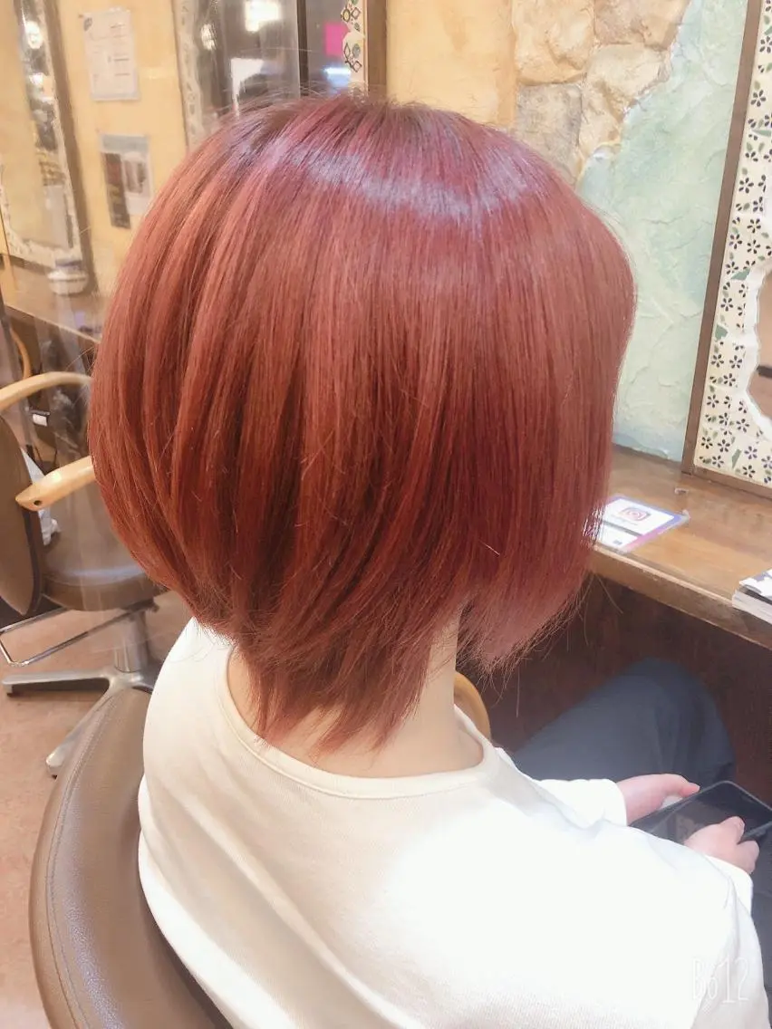 ショート カラー ✨縮毛矯正 の匠❗️MASAのヘアスタイル