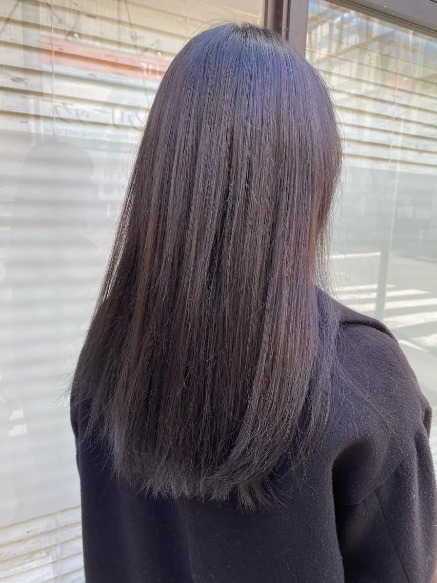 セミロング カラー 透明感カラー 縮毛矯正職人/艶髪 ✨️村上 渉のヘアスタイル