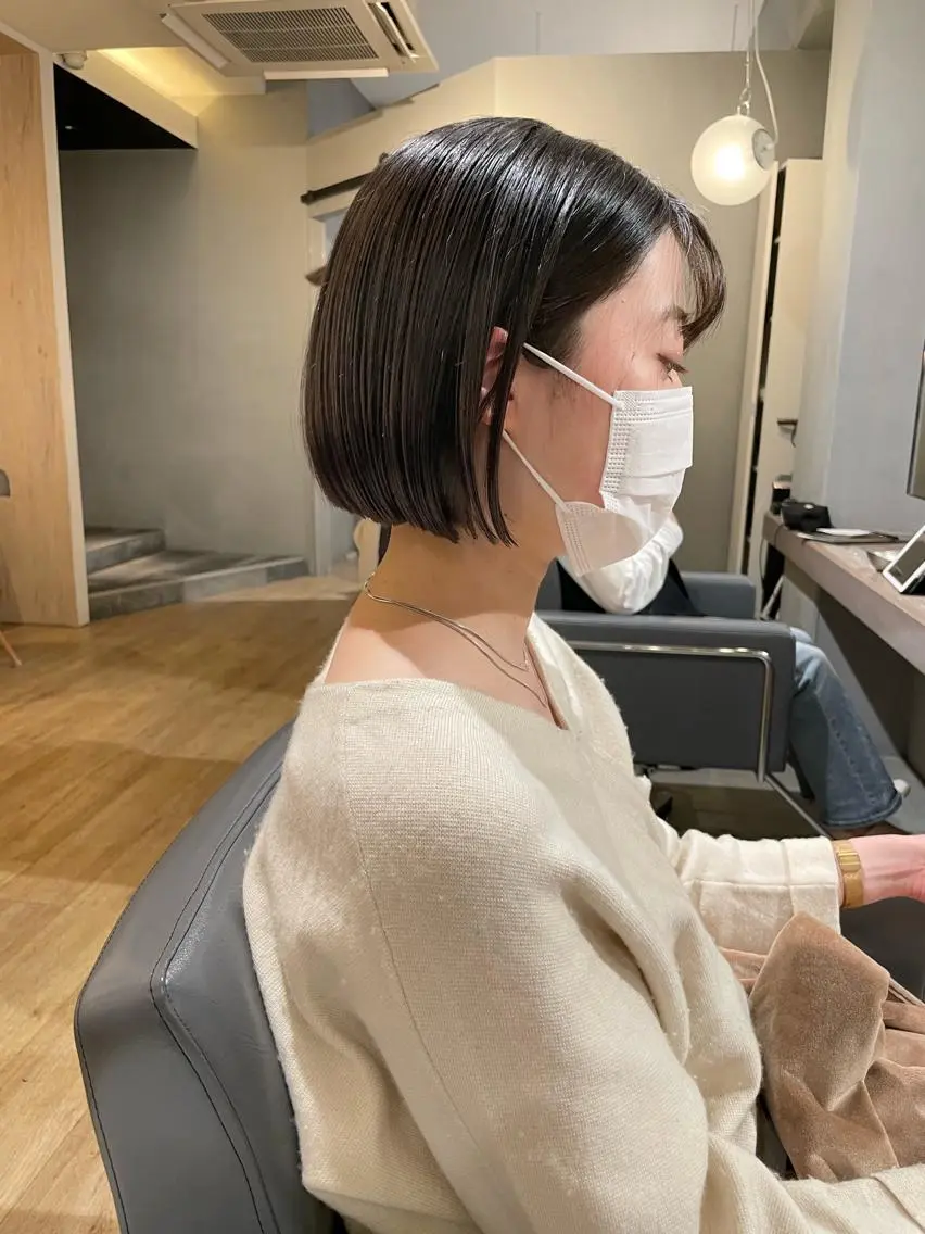 ショート ボブ/パーマ 古家 佑真のヘアスタイル