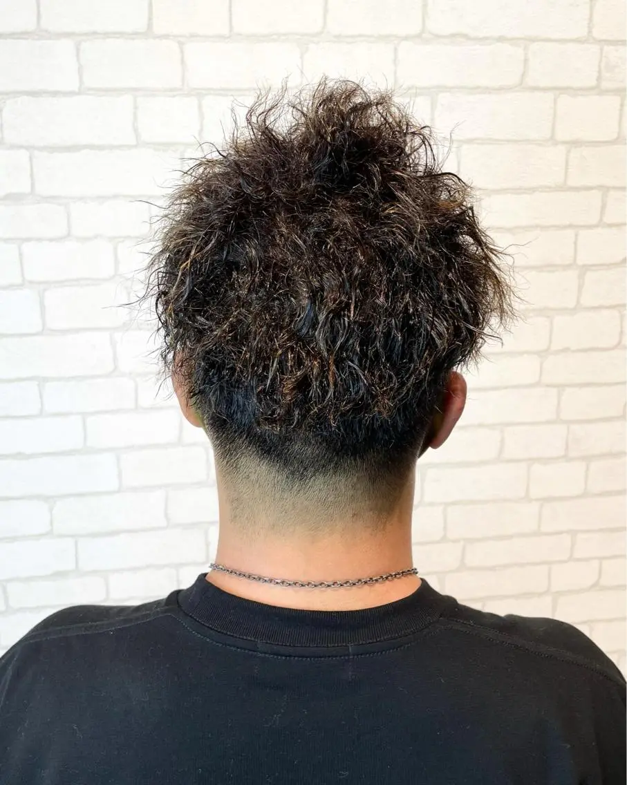 ショート パーマ AMITYメンズ特化 ASUMIのヘアスタイル