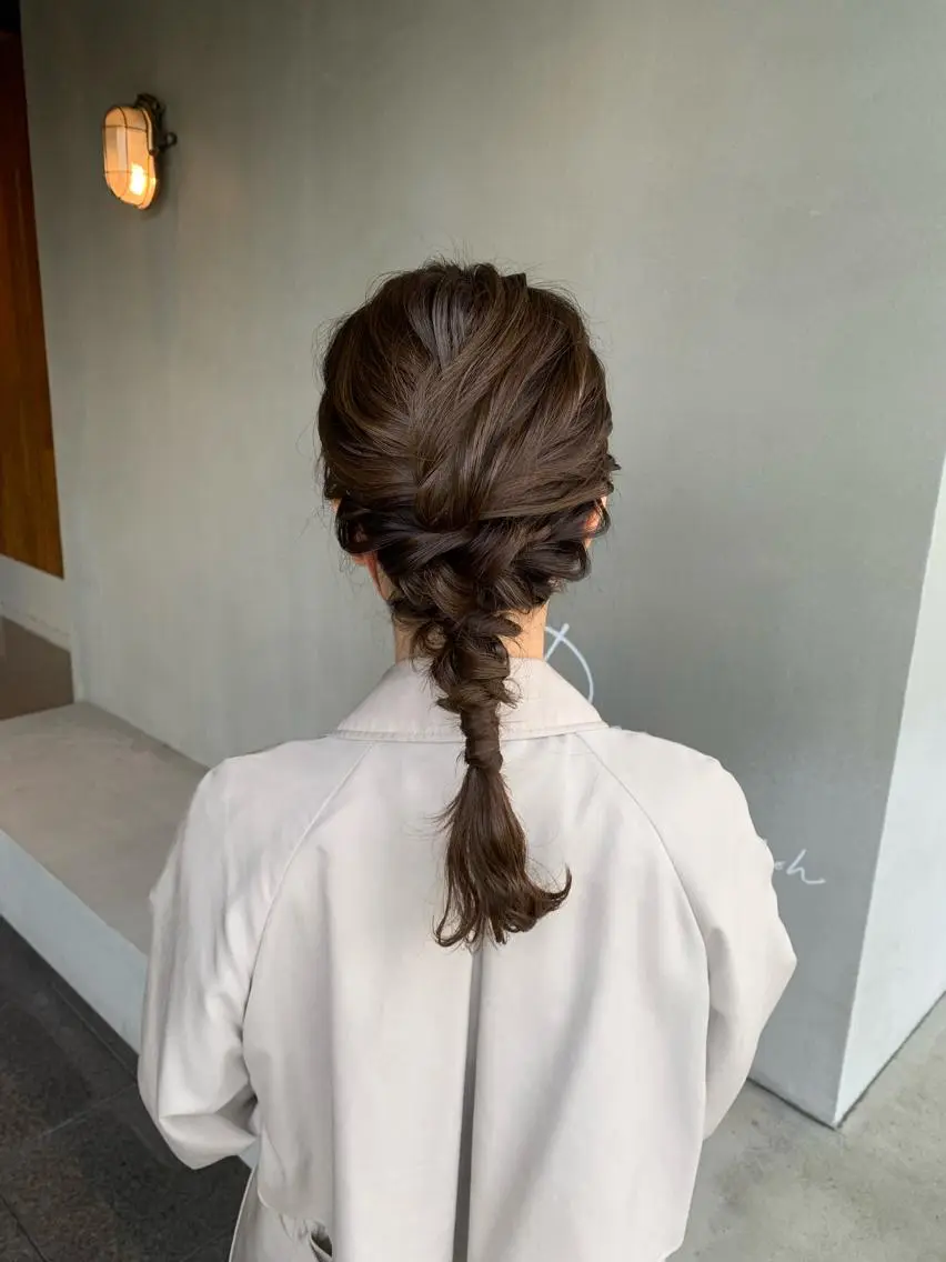 セミロング ヘアセット ピンクカラー/ mana🎀のヘアスタイル
