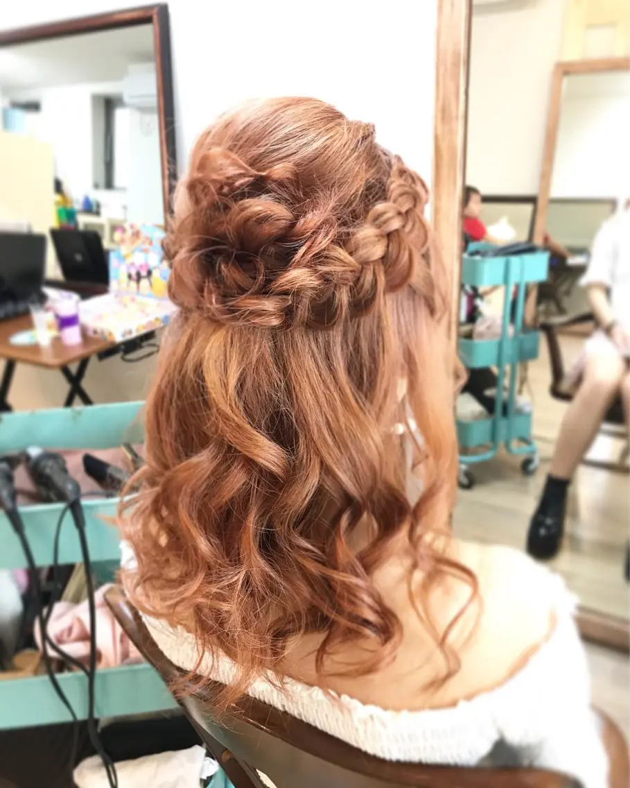 セミロング ヘアアレンジ 早朝✨ヘアセット 着付け/清水玲歌のその他イメージ