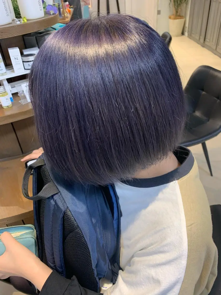 ショート カラー 透明感ハイトーン🦄 キラ🌈のヘアスタイル