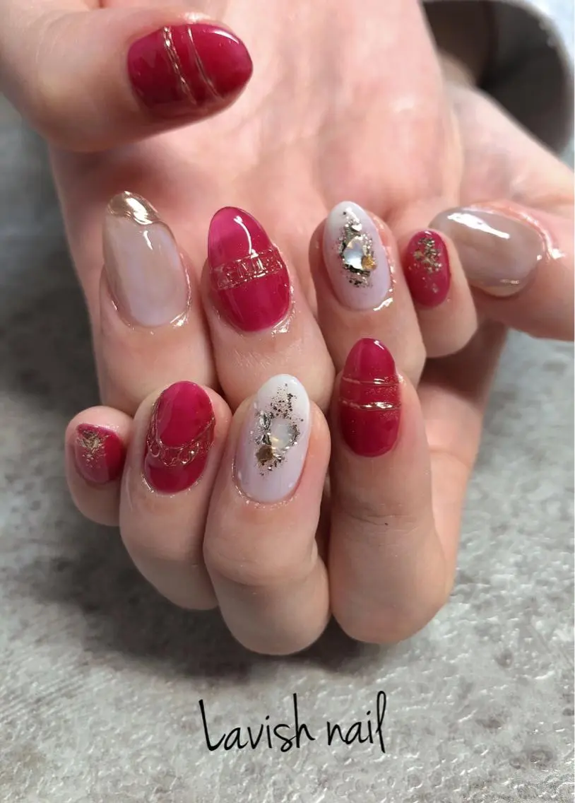 ネイル ハンドネイル Lavish nailのネイルデザイン