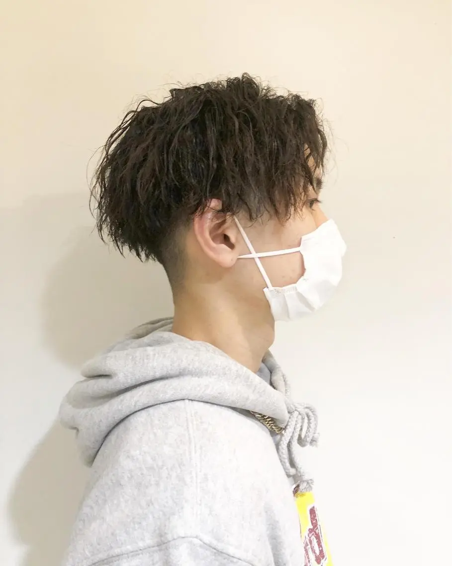 パーマ ヘアアレンジ メンズ カット パーマ トリートメント ヘアセット メンズ特化✂️栗原 侑也のヘアスタイル