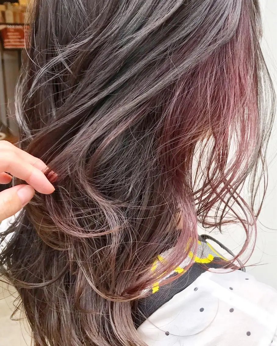 ロング カラー ヘアアレンジ インナーカラー Satsuki ✂︎♡のヘアスタイル