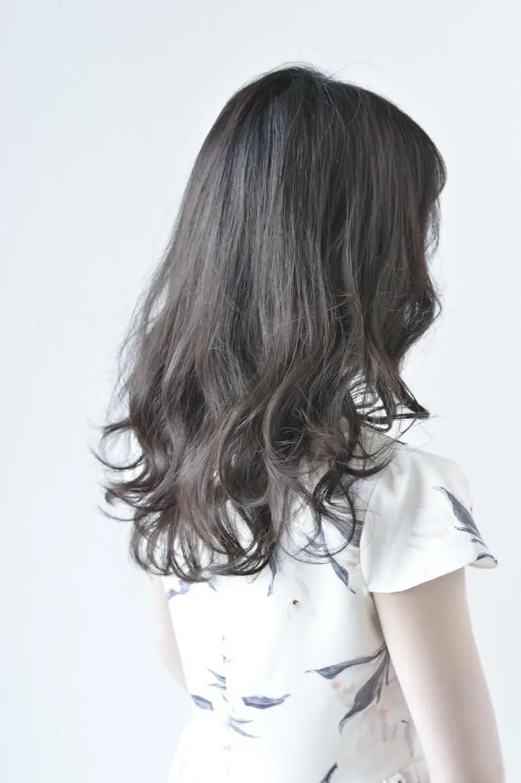 ミディアム カラー パーマ 髪質改善特化KIZU /艶髪研究（京都）のヘアスタイル