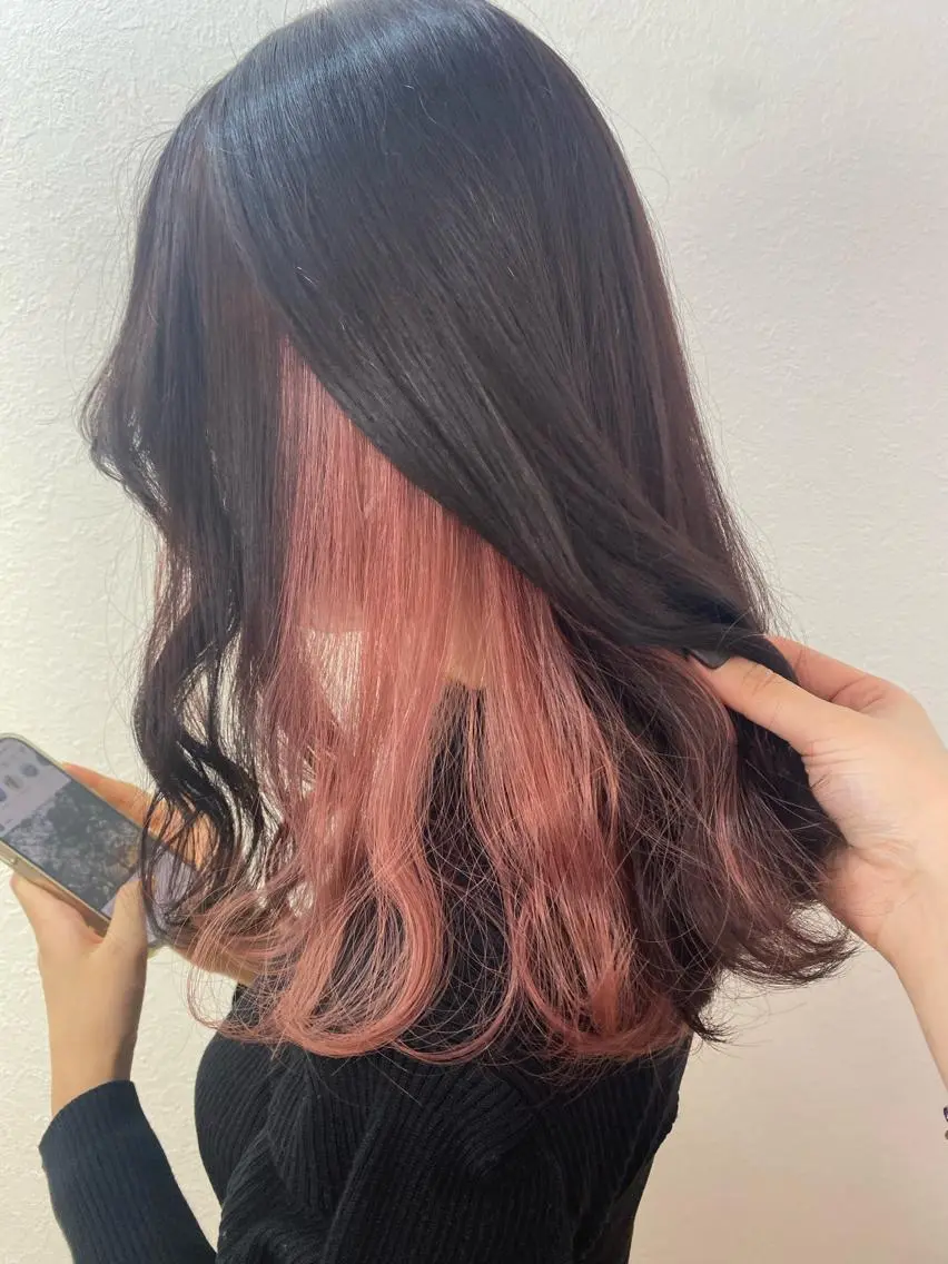 セミロング 中村 彩夏のヘアスタイル
