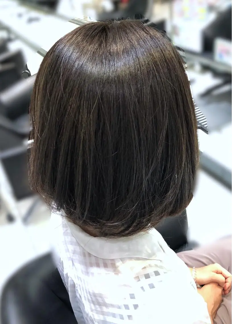 ミディアム カラー グレージュ ハイライトカラー ハイライト ✨髪質改善✨ 田西　基彦のヘアスタイル