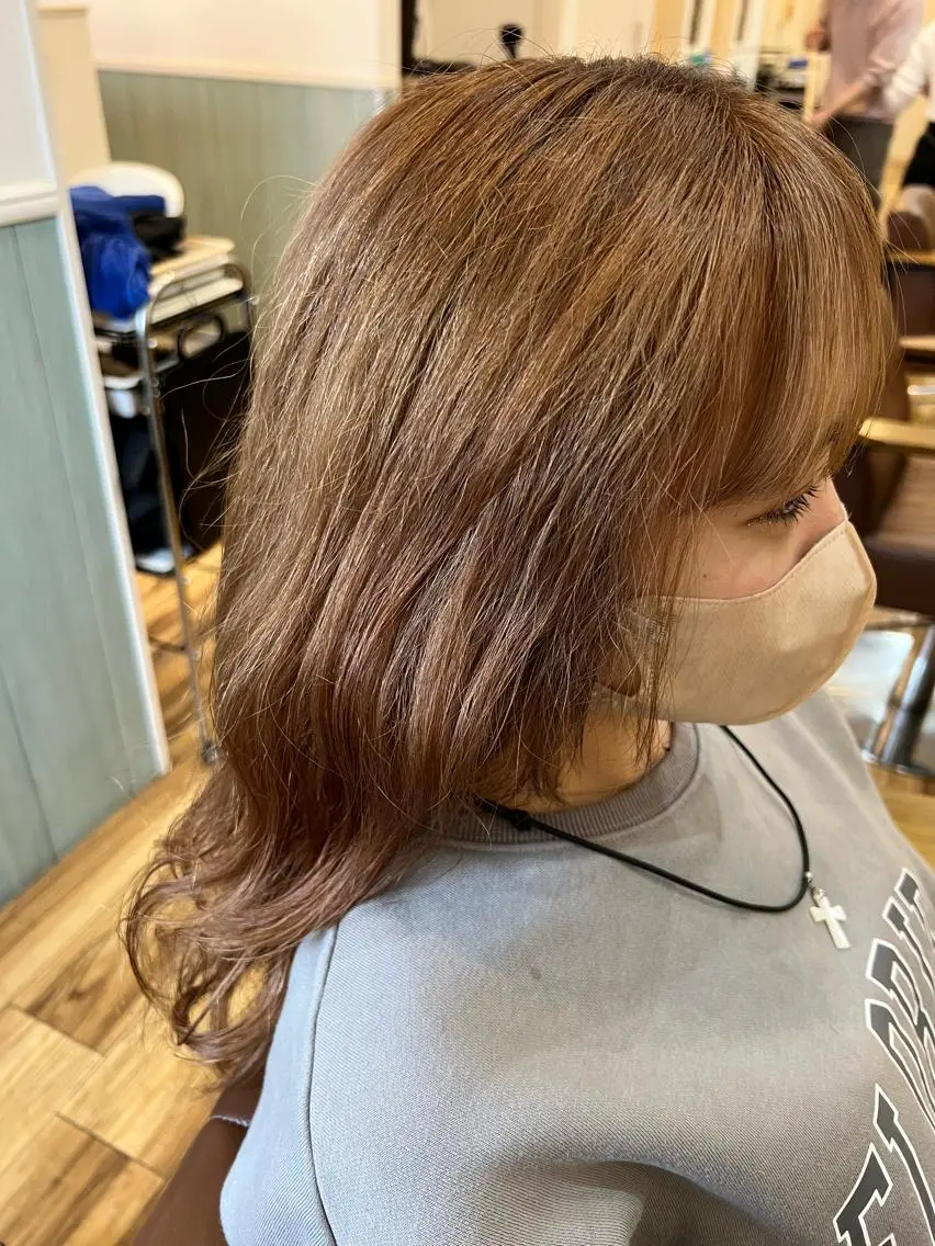 ロング カラー ブラウンカラー ショコラブラウン 🐰ハイトーンカラー 畠山 渡🐰のヘアスタイル