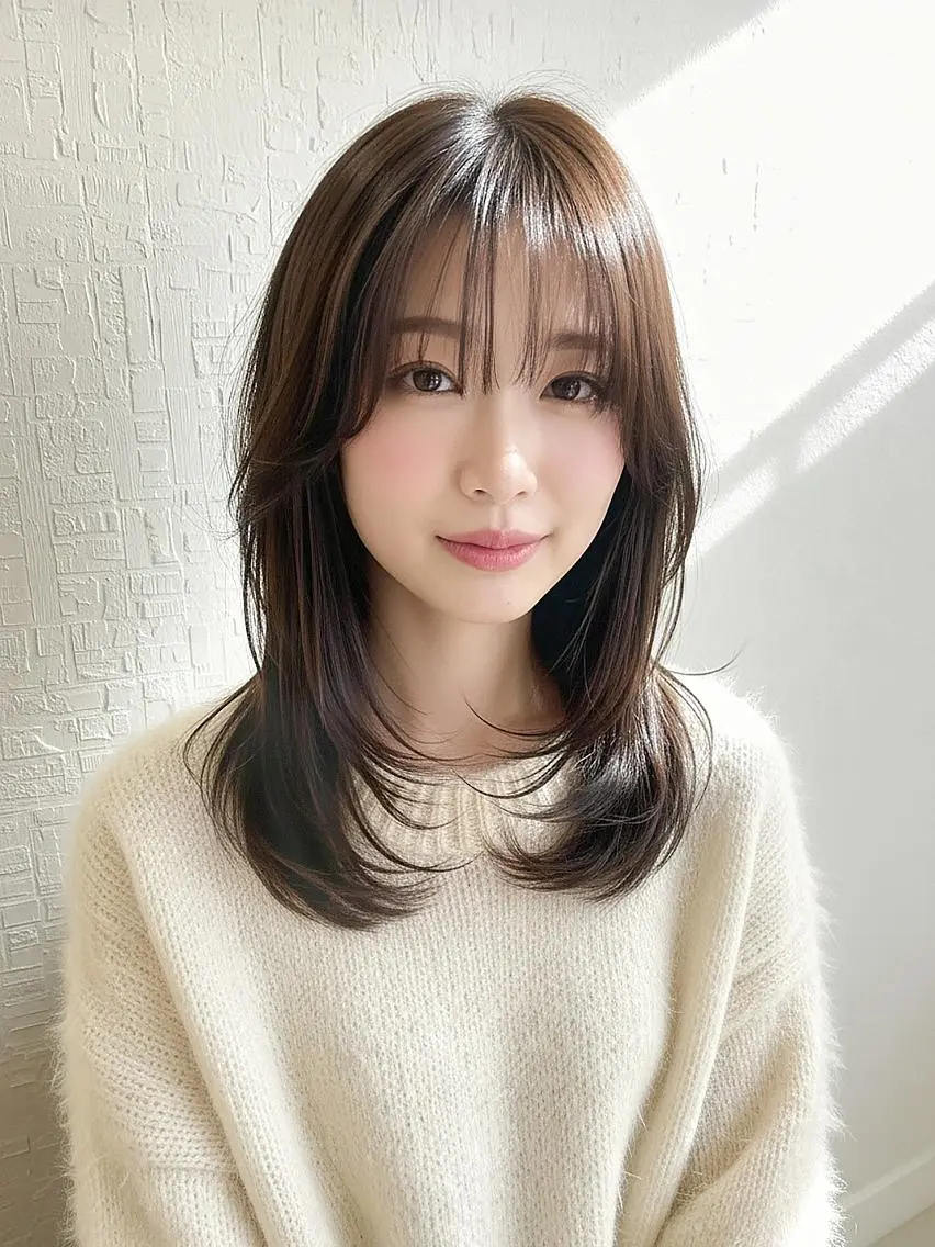 ミディアム siie by LILIA.のヘアスタイル