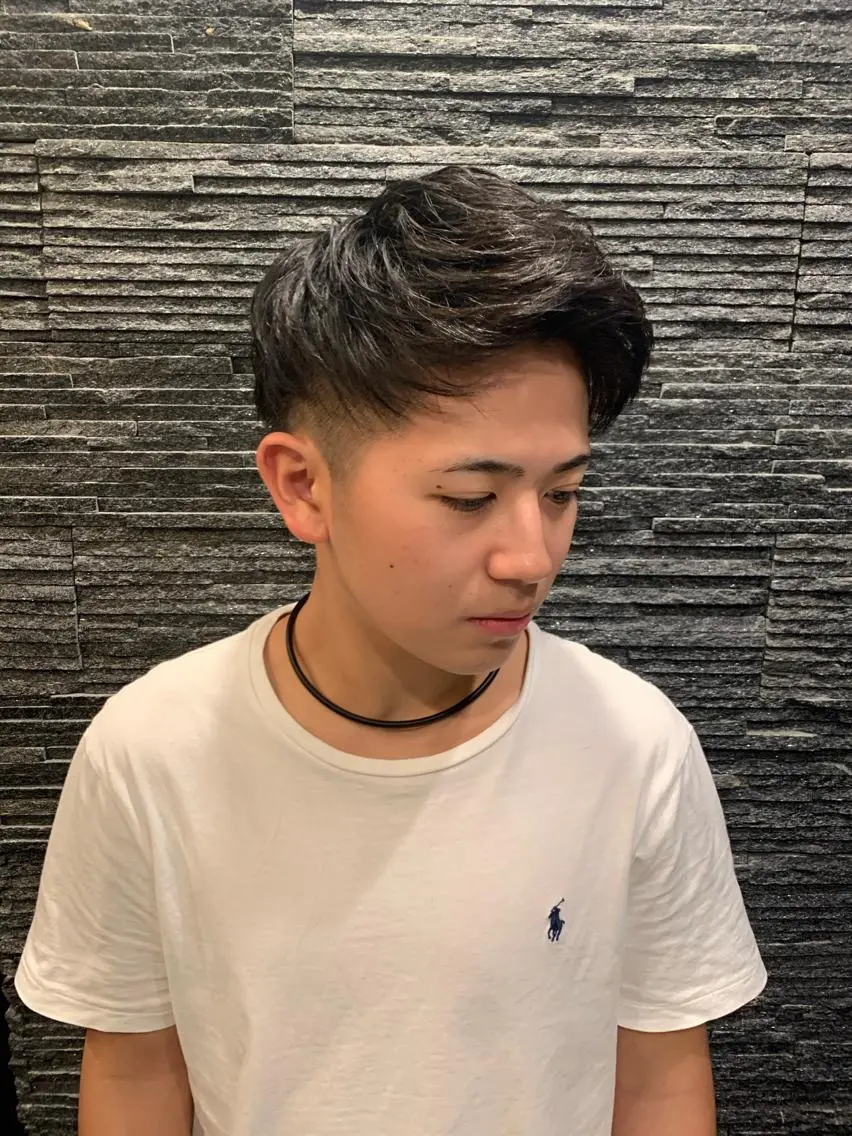 ショート パーマ メンズ 杉本 和大のヘアスタイル