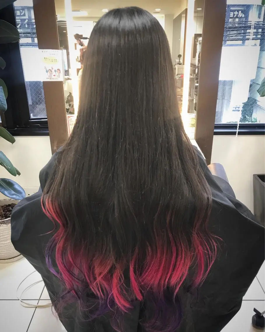 ロング シールエクステ✨️韓 国羽エクステ🪽和希のヘアスタイル