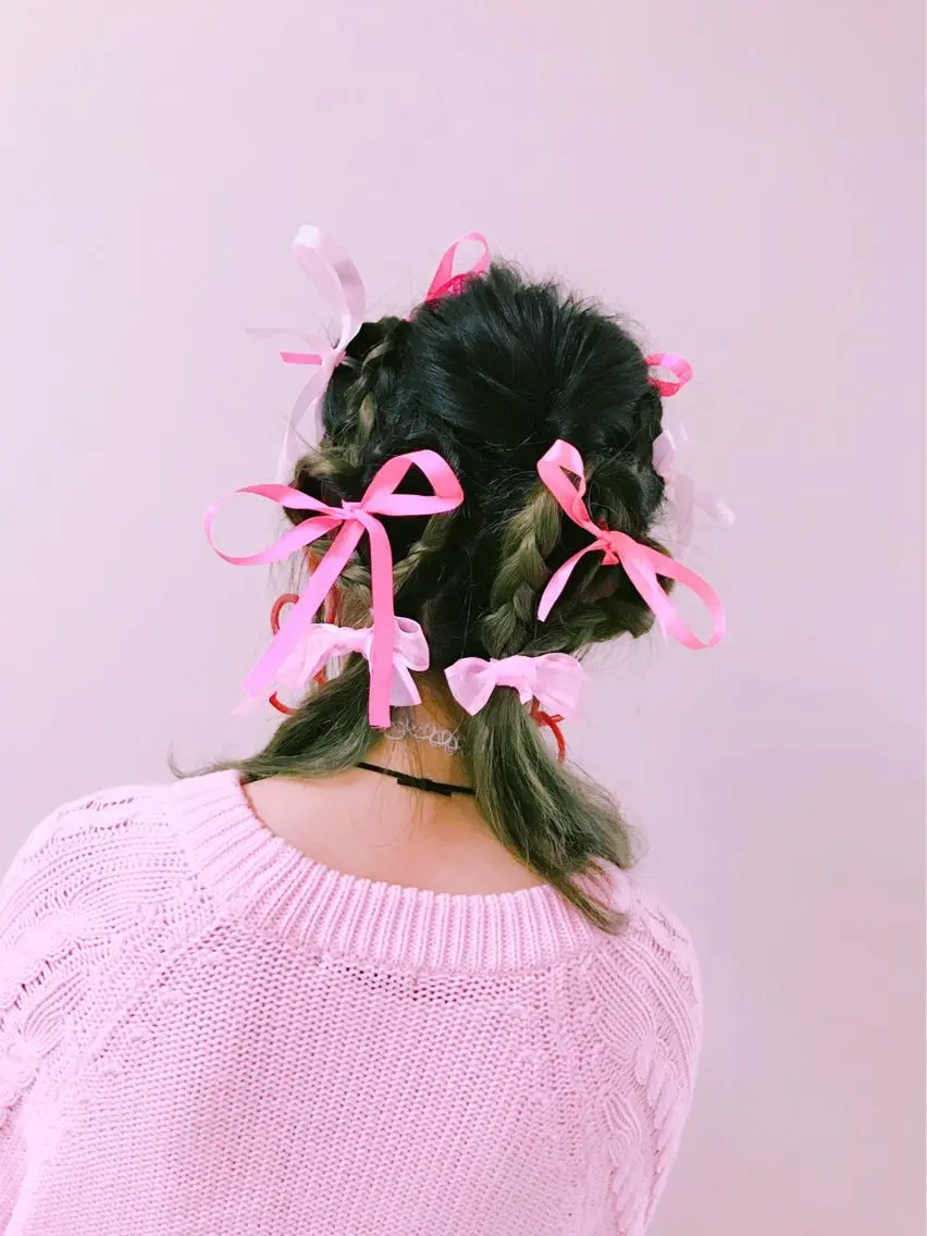 セミロング インナーカラー /ヘアメ じゅんのヘアスタイル