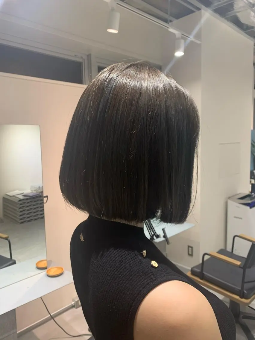 ショート カラー 🤍顔まわりカット/ ボブ/SHIMADAのヘアスタイル