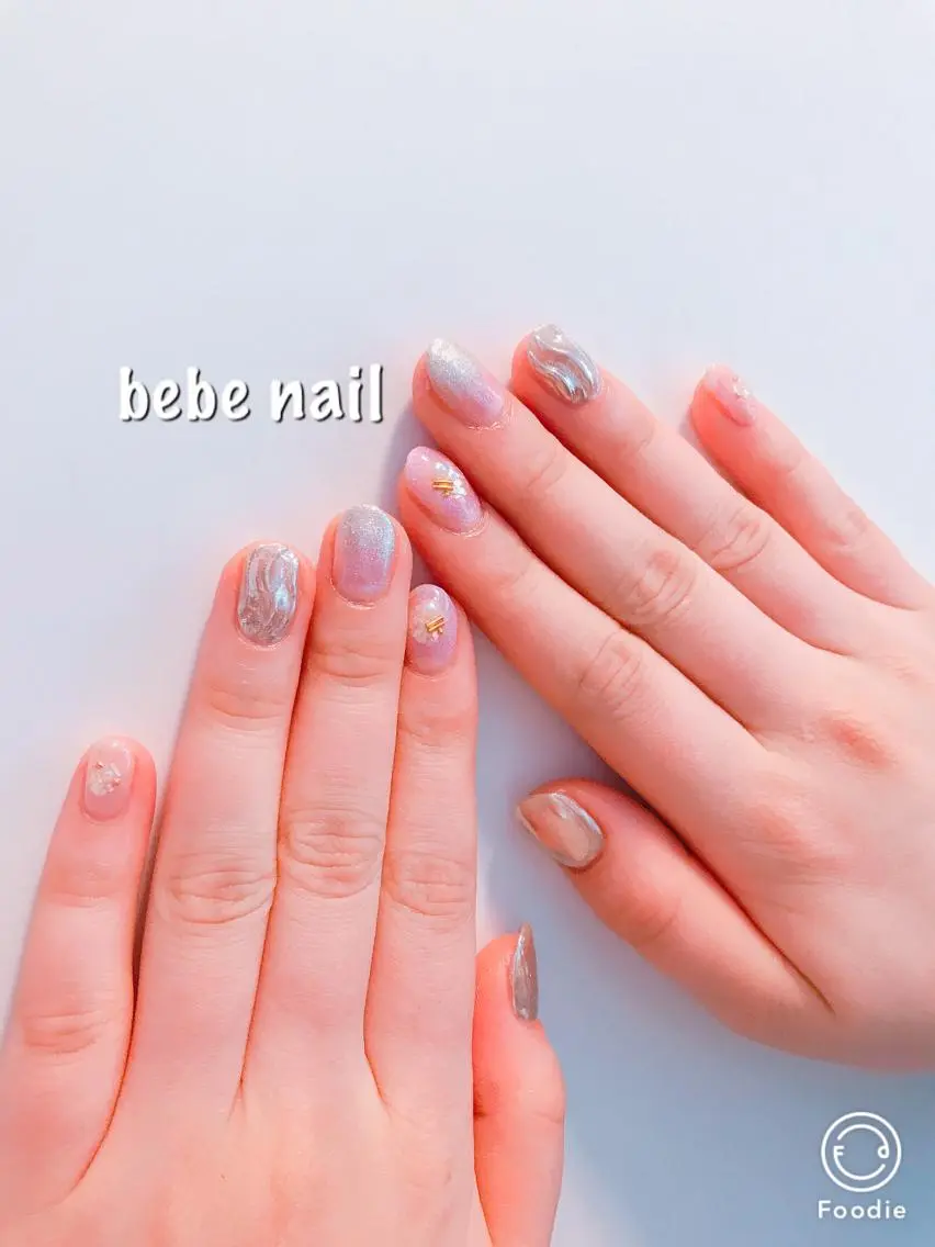 ネイル ジェルネイル ニュアンスネイル パラジェル 春ネイル Ann nailのネイルデザイン