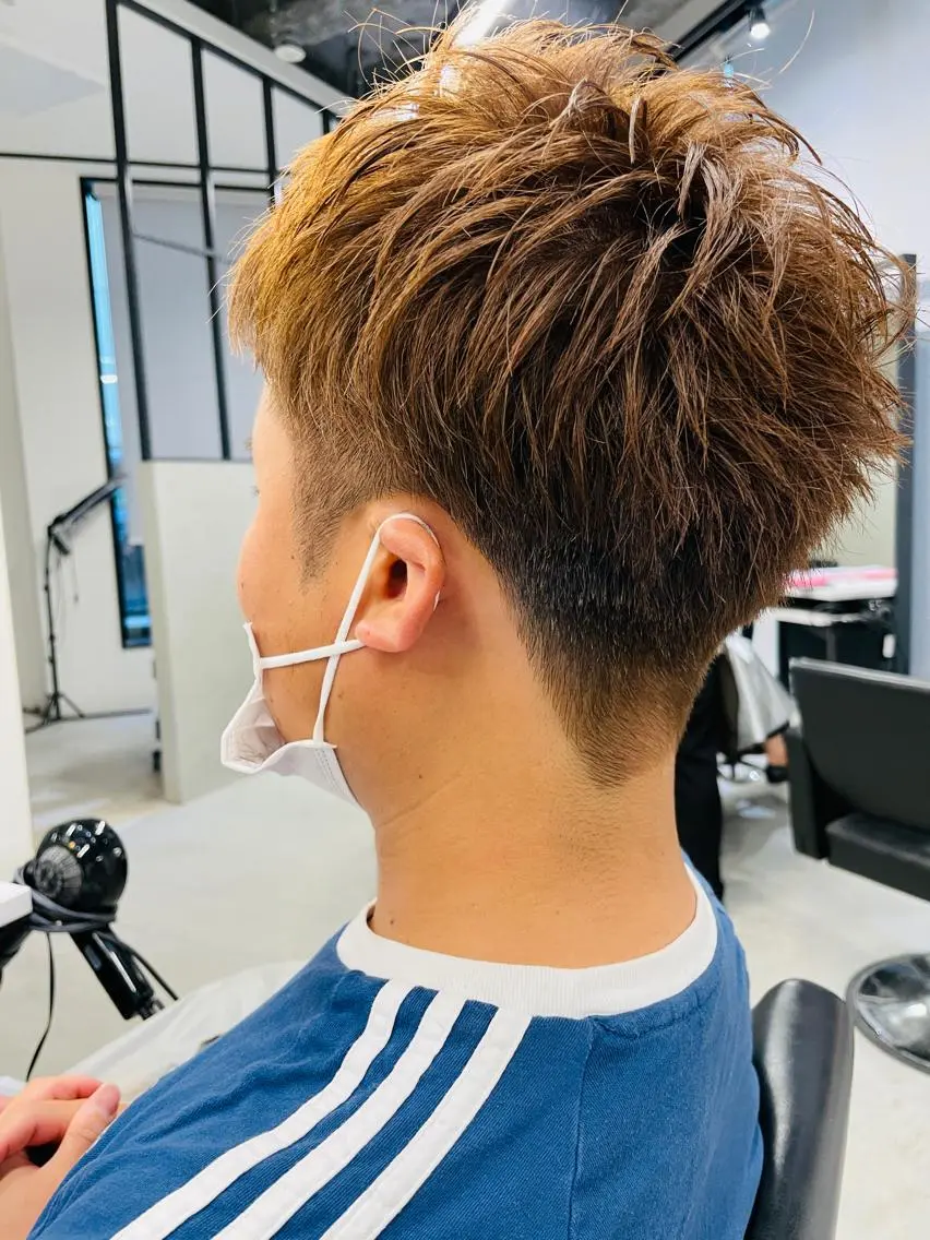 メンズ 刈り上げ 福永速人 /メンズパーマのヘアスタイル