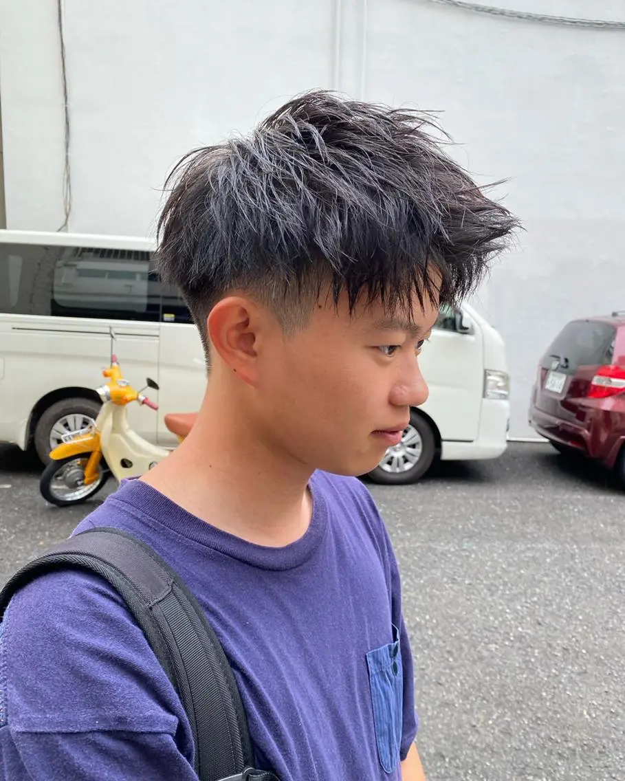 ショート メンズ メンズ特化 岸本 阪急六甲サロンドロイのヘアスタイル
