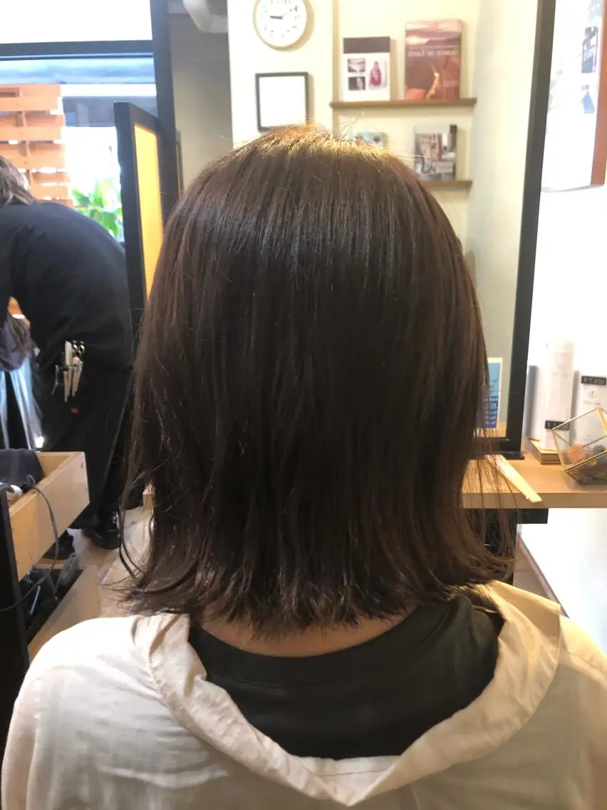 ショート カラー ヘアアレンジ 切りっぱなしボブ ボブ 💟アイリスト 💟の眉毛・アイブロウイメージ