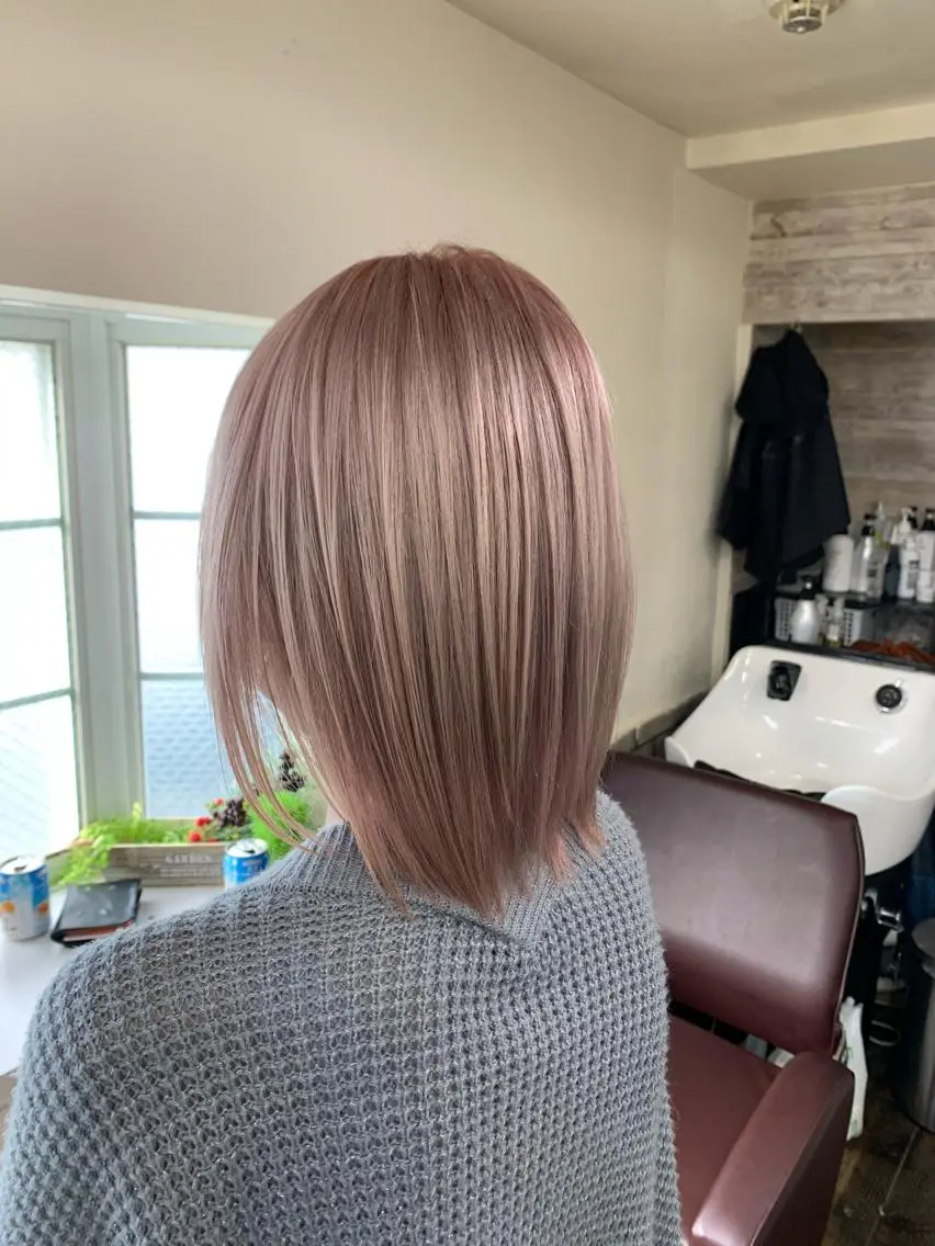 ショート カラー ヘアカラー 渡辺 健太のヘアスタイル