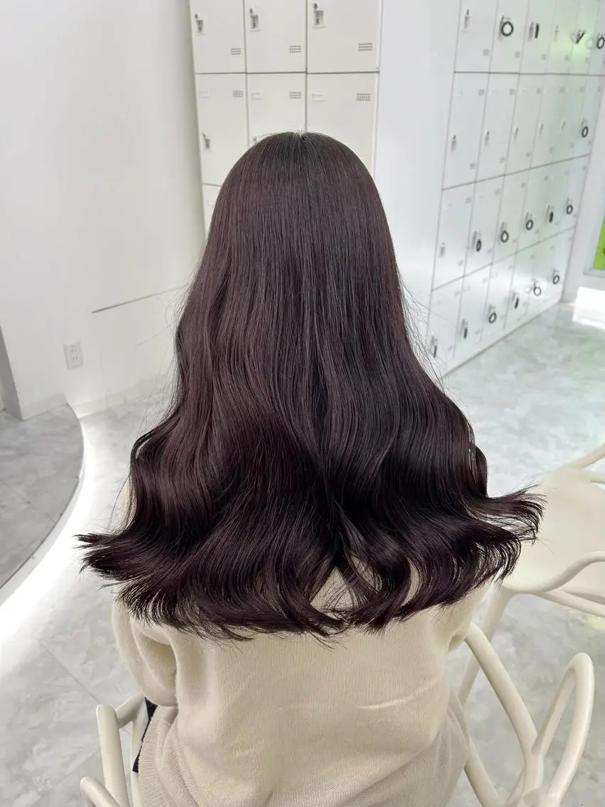 カラー ❤︎横浜❤︎うる艶 透明感カラー❤︎のヘアスタイル