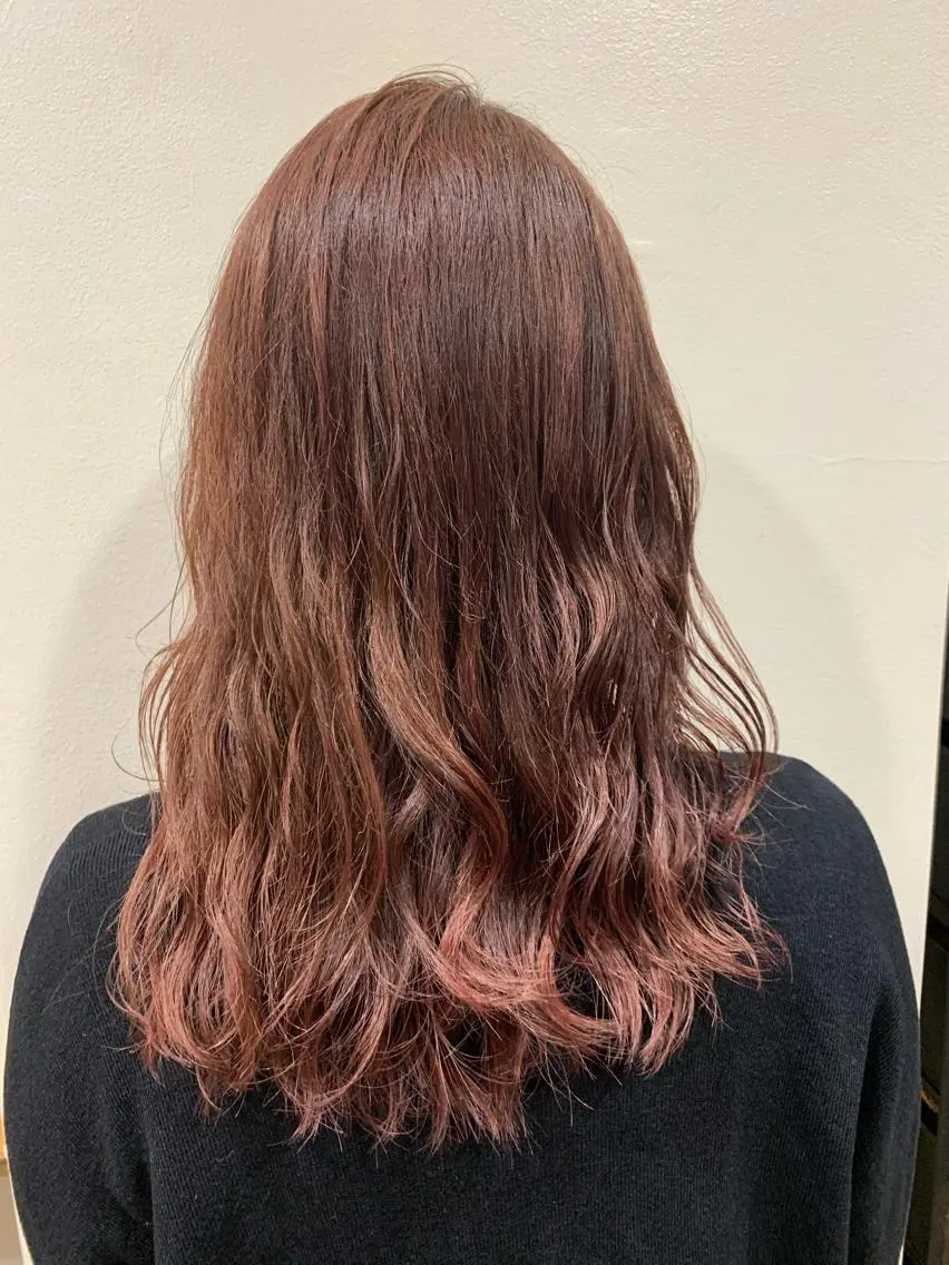 ロング ヘアカラー トリートメント ヘッドスパ ヘアセット 大宮/山口 竣也のヘアスタイル