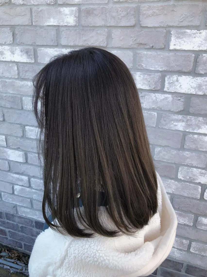 セミロング カット 縮毛矯正 トリートメント 我妻修三 /エレノア船橋店のヘアスタイル